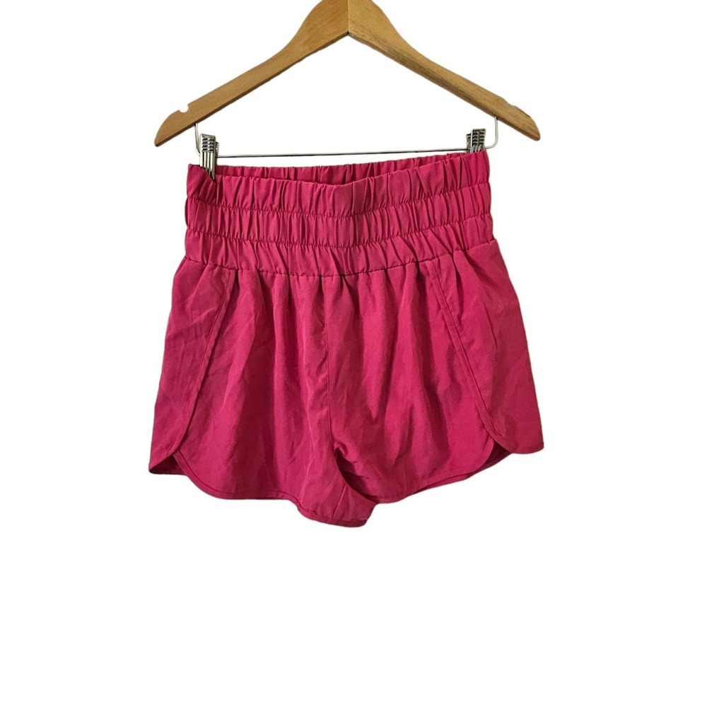 💖 Talulah Butter Soft Activewear Shorts – Large – Hot Pink Running Shorts